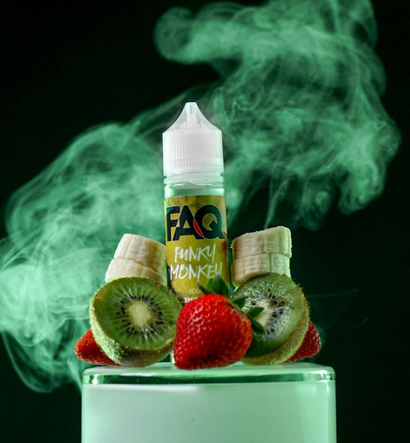 FAQ Funky Monkey Max VG E-Liquid (50ml short fill nic booster