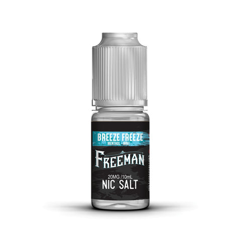 Freeman Vapes Breeze Freeze - 20mg 10ml Salt Nicotine