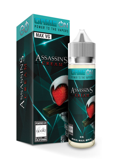 Game On Assassin's Cream  Max VG E-Liquid 50ml Short fill