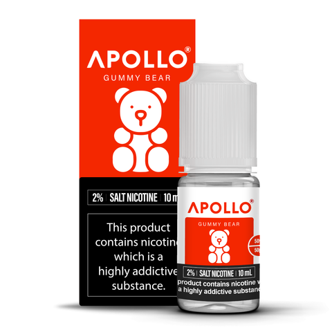 Gummy Bear X 2% (20mg) Nic Salts 50:50 10mL E-Liquid by Apollo