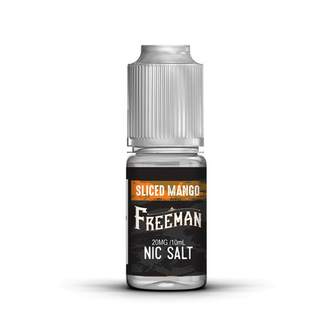 Freeman Vapes Sliced Mango - 20mg 10ml Salt Nicotine