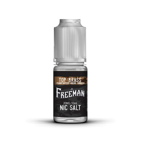 Freeman Vapes Top Brass - 20mg 10ml Salt Nicotine