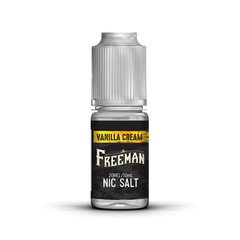 Freeman Vapes Vanilla Cream - 20mg 10ml Salt Nicotine