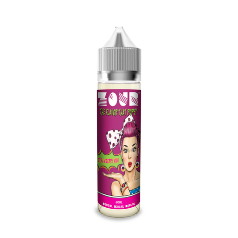 Zour Strawberry Kiwi  Max VG E-Liquid 50ml Short fill
