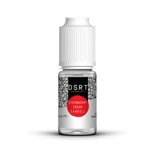 DSRT Strawberry Cream Cannoli Max VG Vape E-Liquid 10ml – Apollo Vapes UK