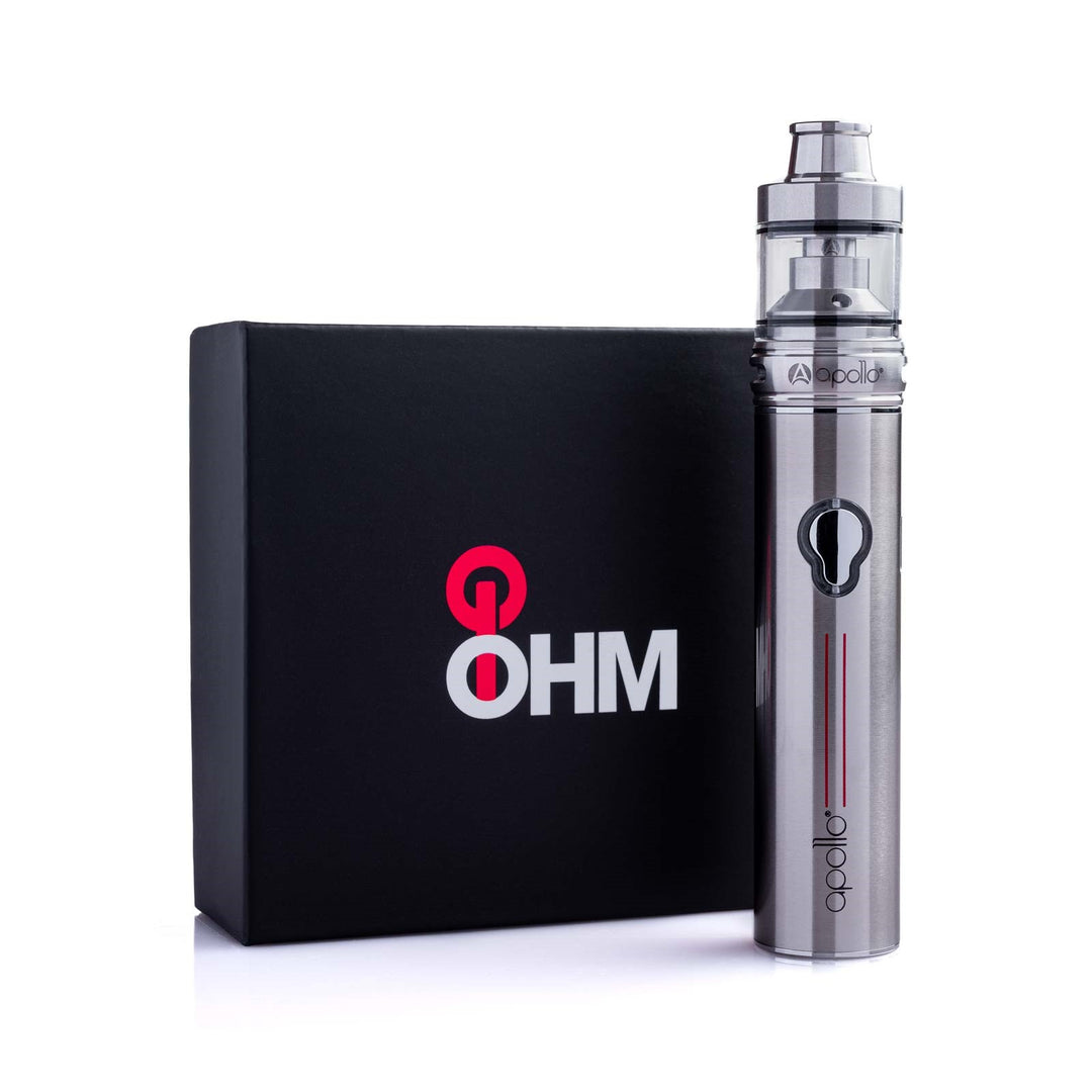 OHM GO Vaping Kit V2 (50W battery + top filling tank) by Apollo – Apollo  Vapes UK