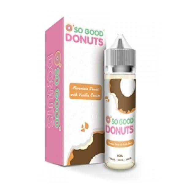 O' So Good Chocolate Donut with Vanilla Cream VG E-Liquid (50ml short fill  + nic booster)  Apollo Vapes UK