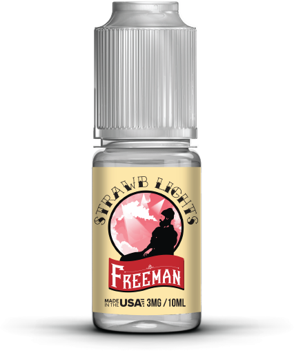 Freeman Vapes Strawb Lights E-Liquid - 10ml